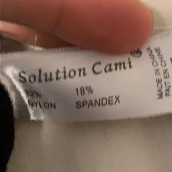 Cami. Black with pink polka dots. 32 E. - Picture 5 of 6